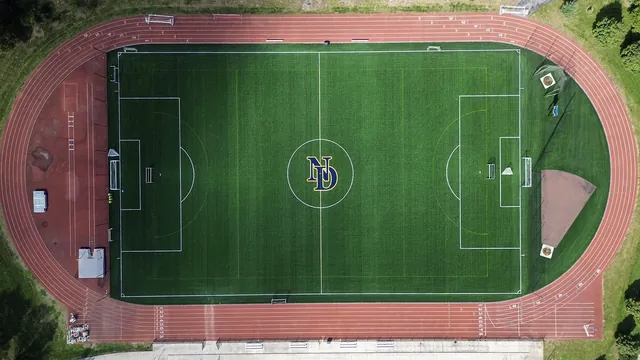 Academy of Notre Dame de Namur synthetic turf project in Villanova, PA, view 2