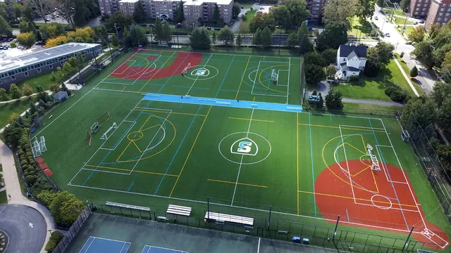 The Shipley School synthetic turf project in Bryn Mawr, PA, view 3
