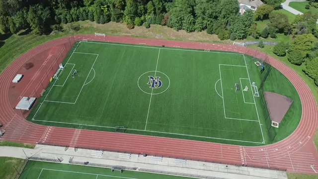 Academy of Notre Dame de Namur synthetic turf project in Villanova, PA, view 4
