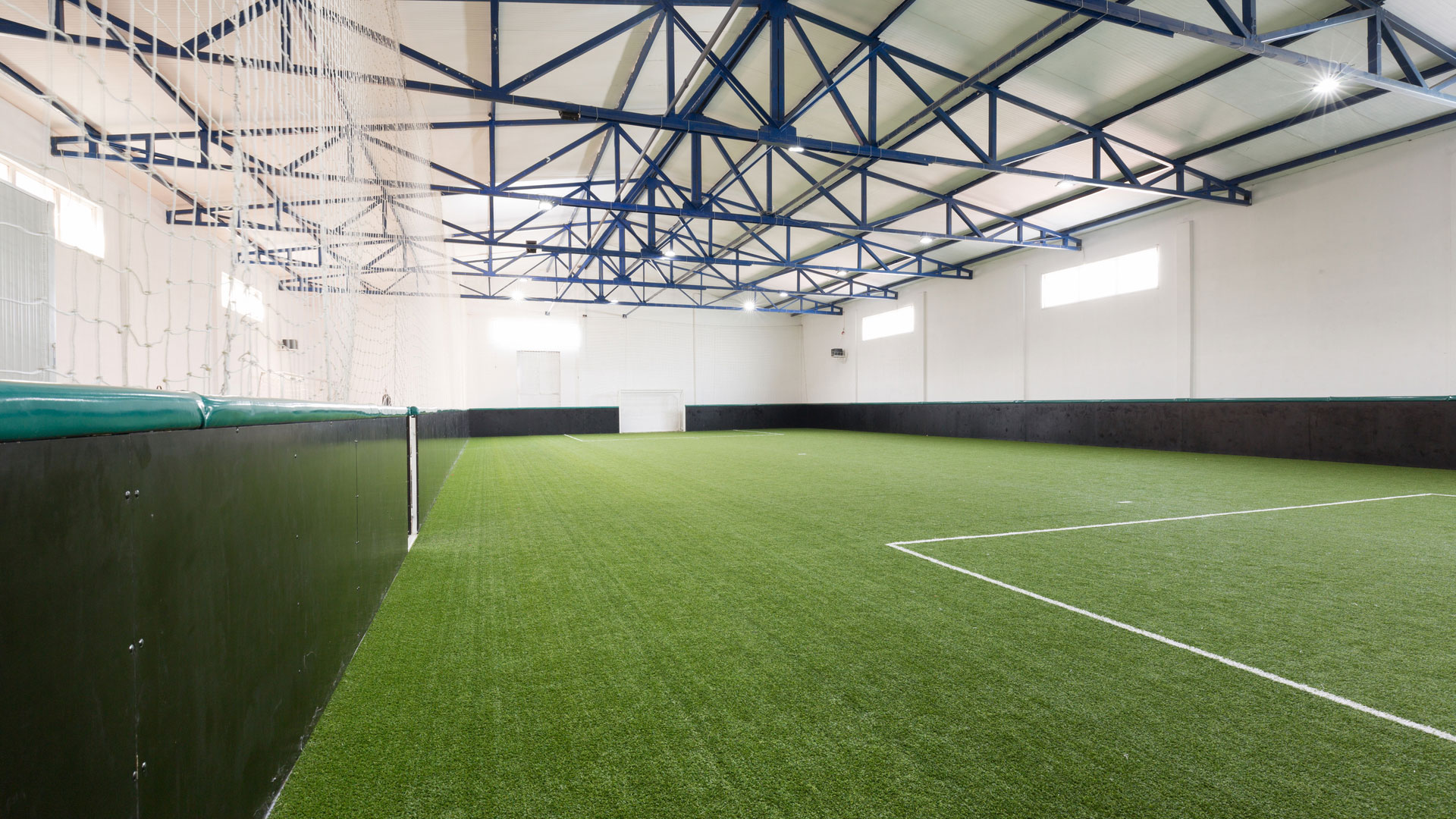 Indoor turf football field online