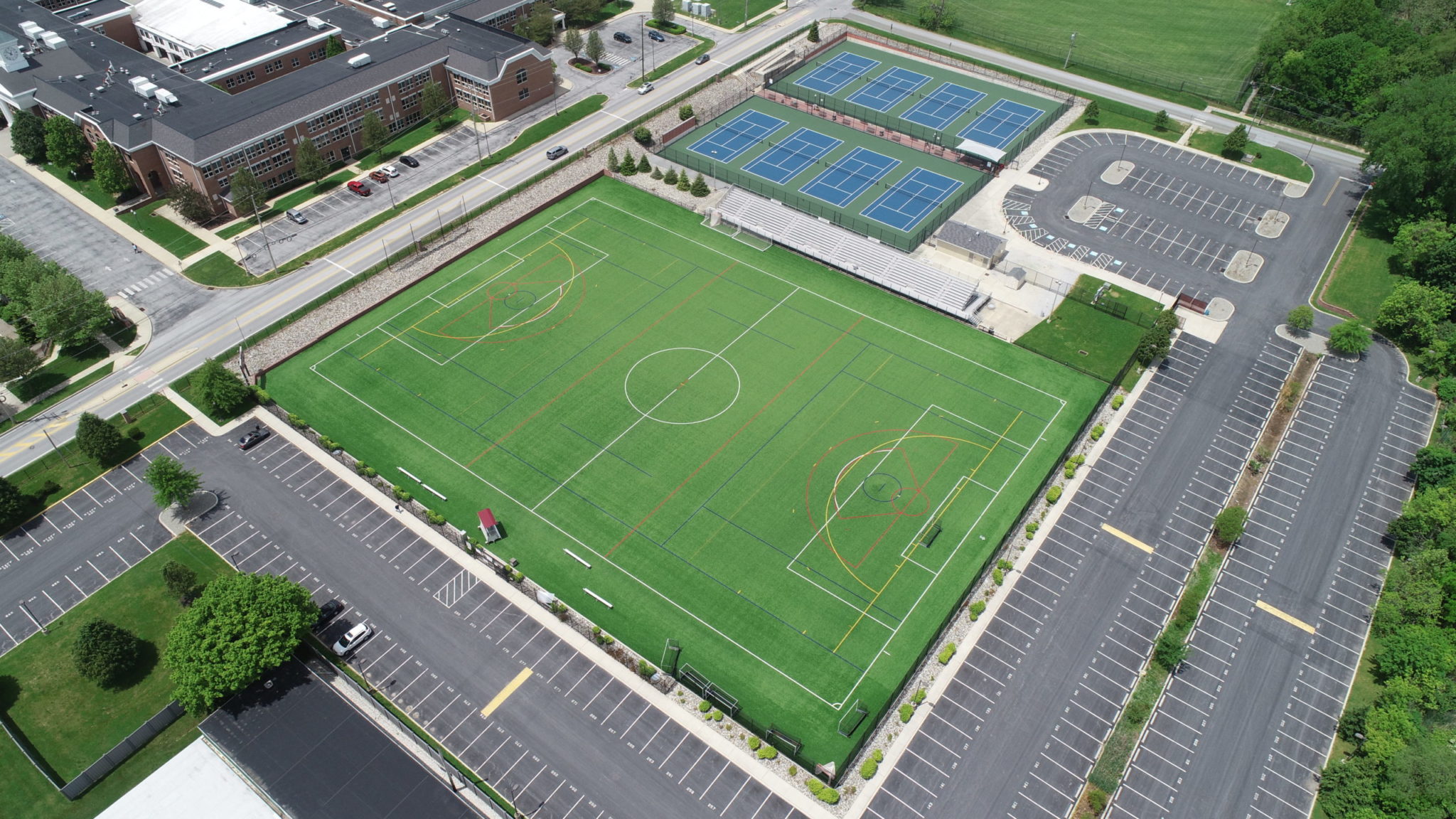 Henderson High School Auxiliary Field | Keystone Sports Construction
