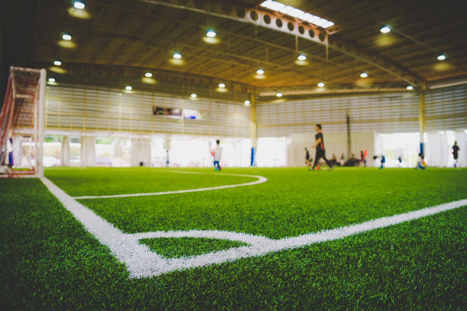 Indoor turf soccer store field