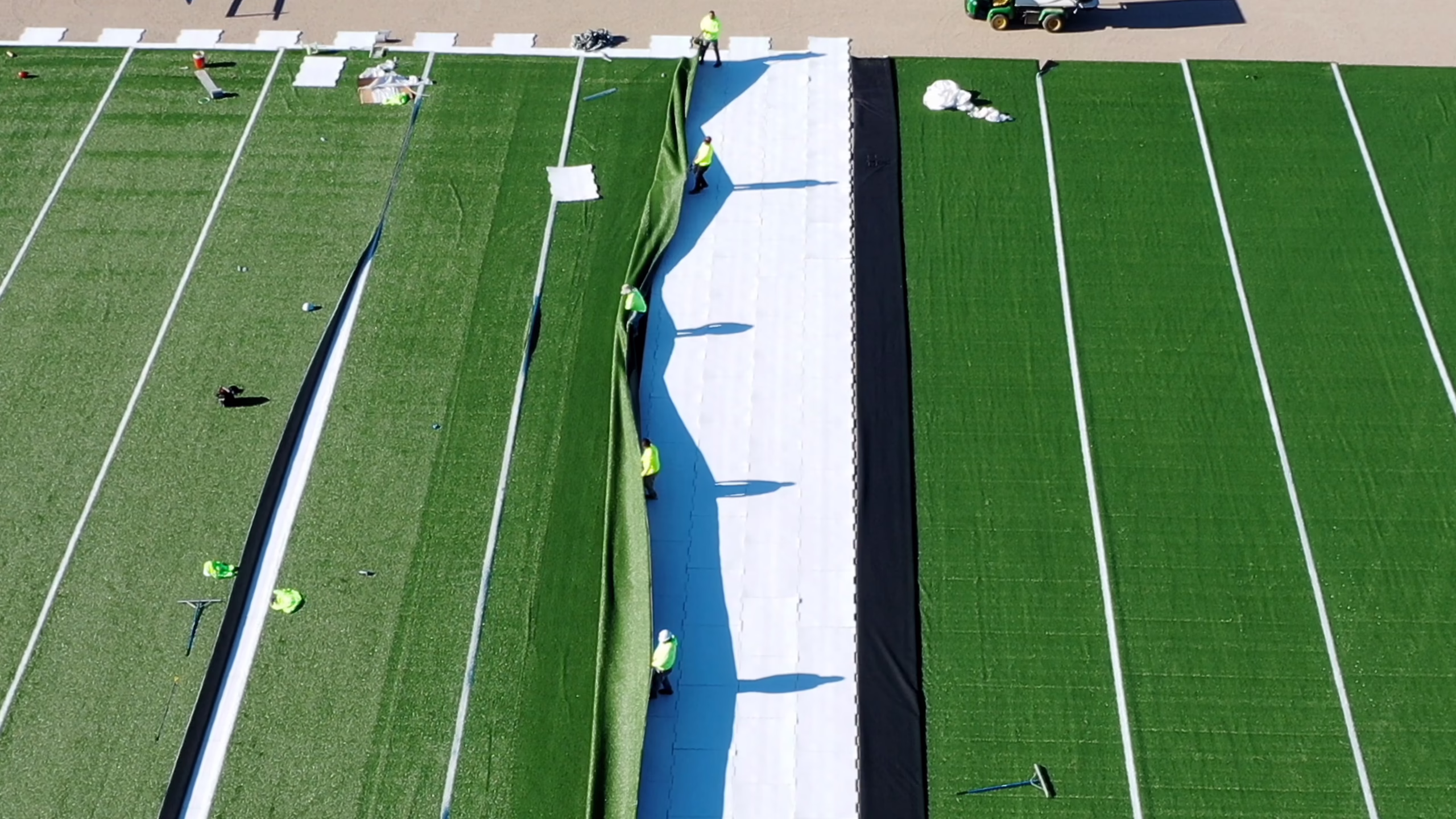 Shock Pad Installation